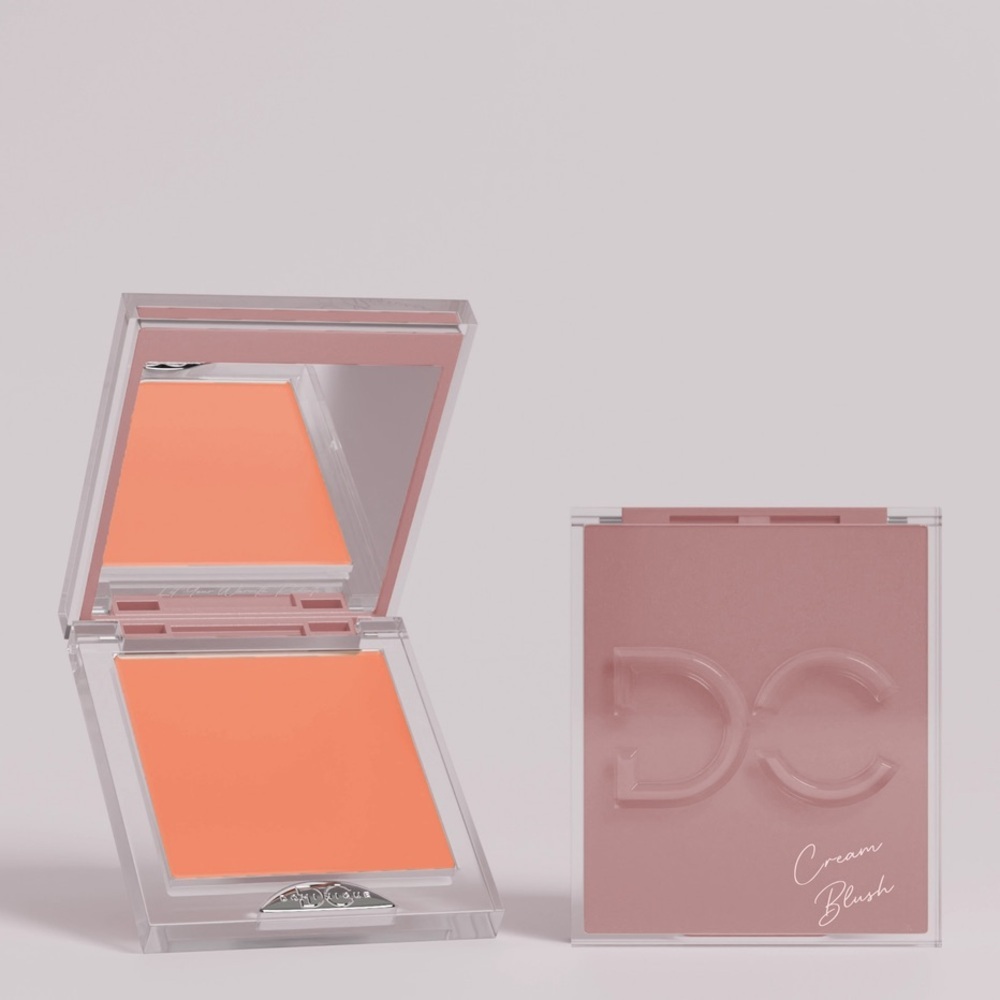 Dominique WARM PEACH Silk Tone Cream Blush + Lip Color | NEW | Full Size